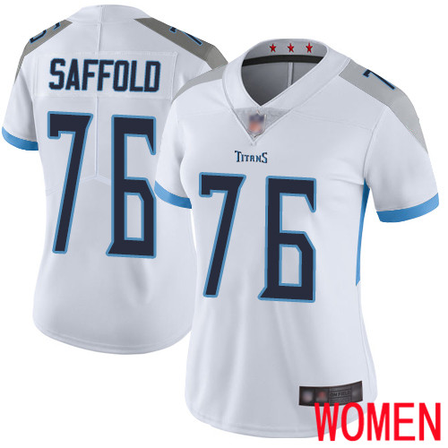 Tennessee Titans Limited White Women Rodger Saffold Road Jersey NFL Football 76 Vapor Untouchable